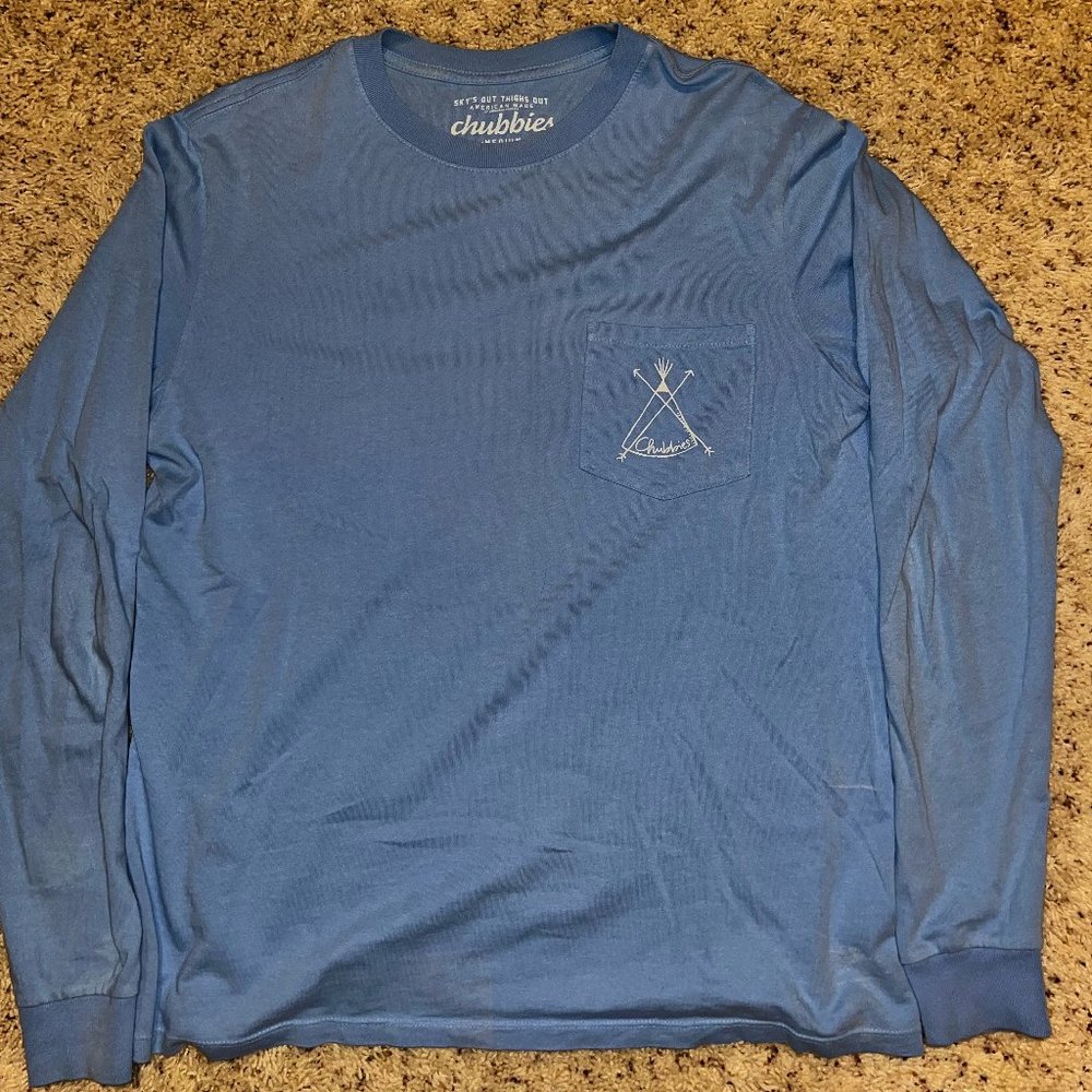 Chubbies - Light Blue Long Sleeve Shirt - Medium